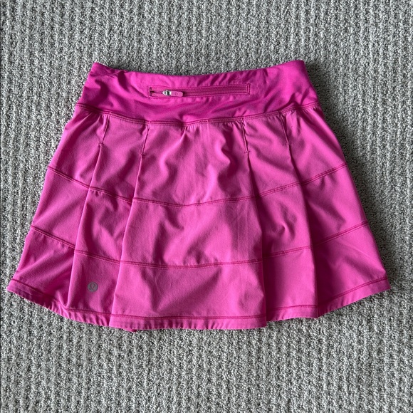 Lululemon Sonic Pink Pace Rival MR Skirt *Long - Picture 4 of 6